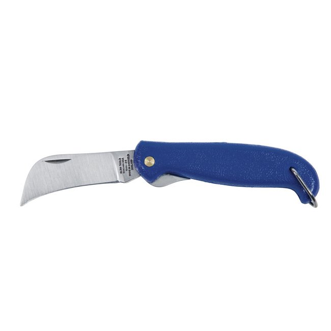 Klein® 6-3/4 in. Pocket Knife for Heavy-Duty Line Work - Image 1