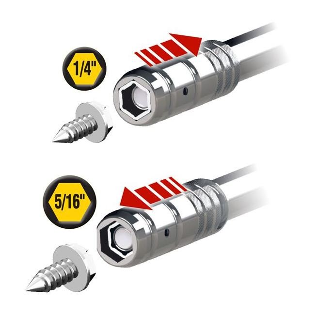 Klein® 1-1/2 in. Hex Driver Nut with Magnetic Tip - Image 2