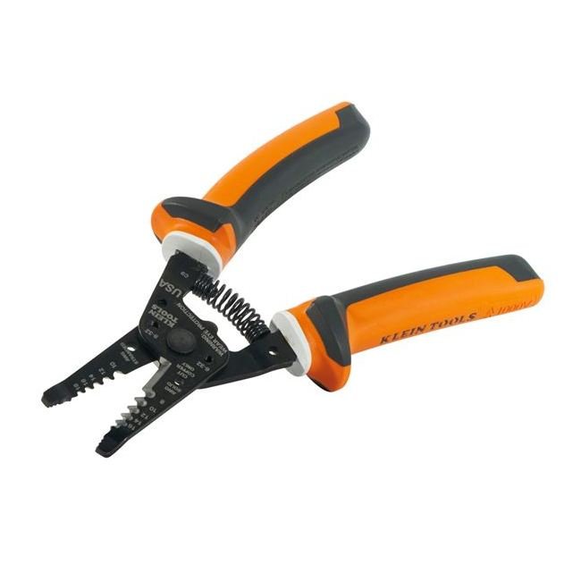 Klein® 8-Inch Insulated Wire Stripper with Cutter - Image 2
