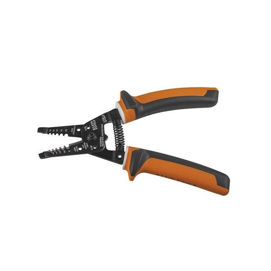 Klein® 8-Inch Insulated Wire Stripper with Cutter - Image 1