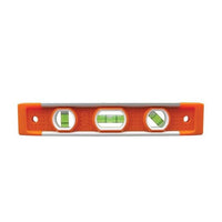 Klein® Magnetic Torpedo Level - 3 Vials, High-Visibility Orange Body