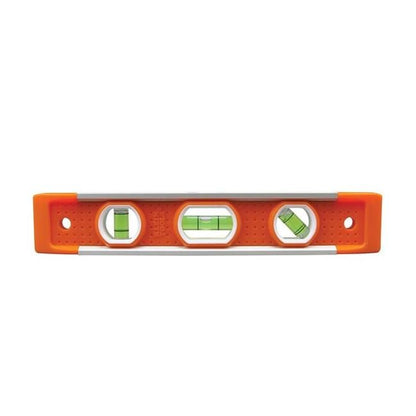 Klein® Magnetic Torpedo Level - 3 Vials, High-Visibility Orange Body - Image 1