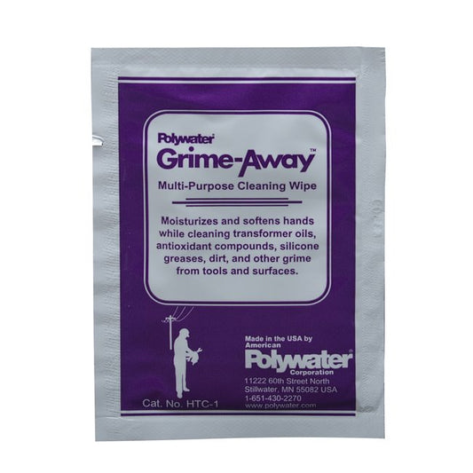 Polywater Grime-Away 8 x 12 Presaturated Cleaning Wipes - Image 1