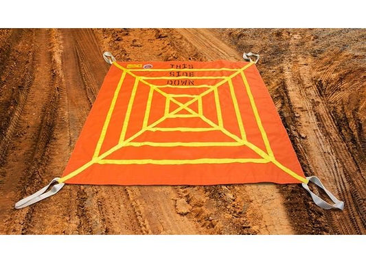 Lewis Spider Tarp RDB-ST 6'x6', 22 oz Canvas, Super-Duty 2,975 lbs. Work Load - Image 1