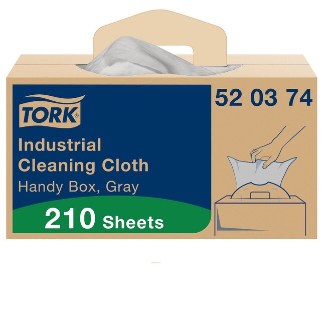 Tork W7 Gray Industrial Cleaning Cloth - Pack of 210 - Image 1