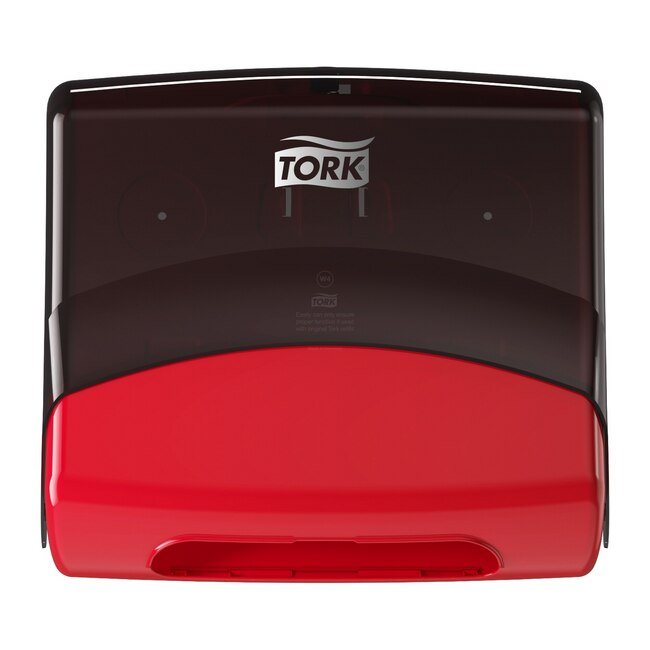 Tork® Red Folded Wiper Dispenser with Performance Design - Image 1