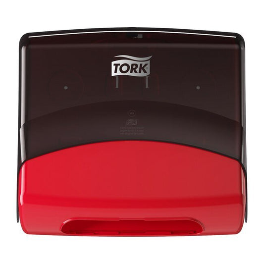 Tork® Red Folded Wiper Dispenser with Performance Design - Image 1