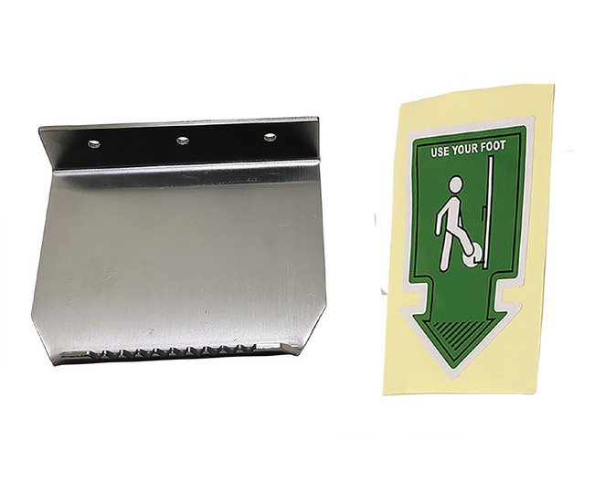 Stainless Steel Foot Pulls for Outswinging Doors - Image 1