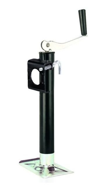 Zinc-Coated Ram Foot Swivel Mounting Jack - Image 1