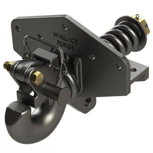 Heavy Duty Pintle Hook 15-Ton Swivel with Spring Cushion - Image 1