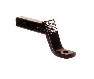 Heavy-Duty Black Hi-Lo Ball Mount for 2" Square Tubes - Image 1