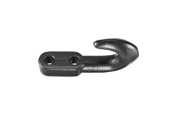 Heavy Duty Black Tow Hooks - Pair - Image 1