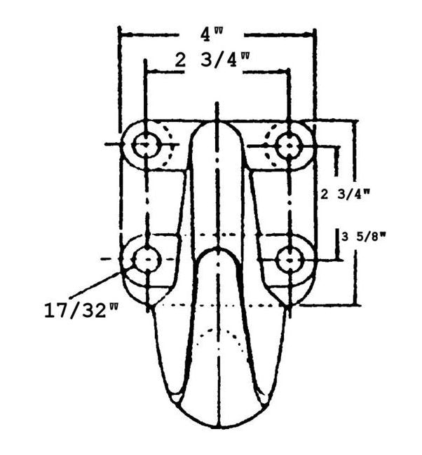 Heavy Duty Front End Tow Hook - Image 2