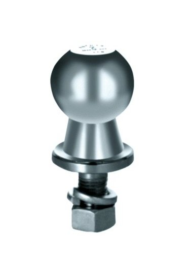 Heavy-Duty Stainless Steel Hitch Ball - 2-1/8" Shank, 6000 lb Load Rating - Image 1