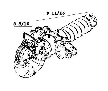 Heavy-Duty Swivel Pintle Hook 25 Ton with Spring Cushion - Image 2
