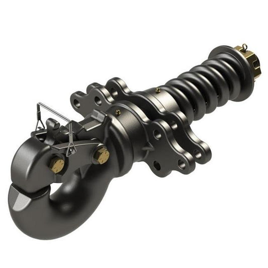 Heavy-Duty Swivel Pintle Hook 25 Ton with Spring Cushion - Image 1