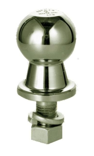 Heavy-Duty Zinc 2-3/4" Hitch Ball for Towing - 12000 lb Load Rating - Image 1