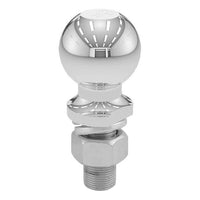 Heavy-Duty Chrome Hitch Ball - 2-5/16 Inch Head, 2-1/4" Shank, 10000 lb Load Rating