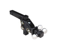 Adjustable Tri-Ball Hitch for Towing - Chrome Balls