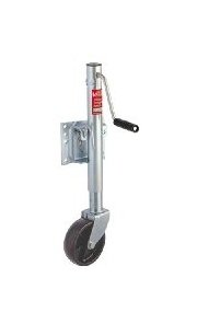 Heavy Duty Rotating Tongue Jack with Castor Wheel - Image 1