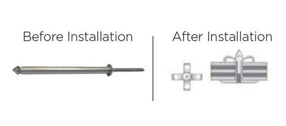 TPR Self-Piercing Rivet - 228.0mm Body Length - Image 2