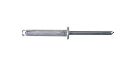 TPR Self-Piercing Rivet - 76.0mm Body Length, Aluminum Alloy - Image 1