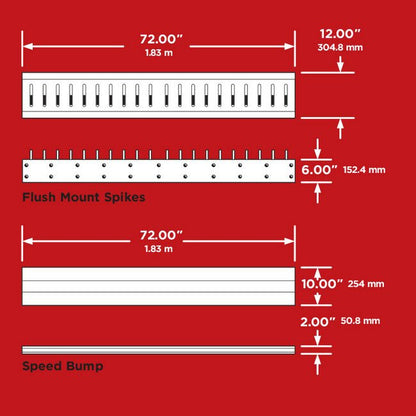 Surface & Flush Mount Traffic Control Spike System - Image 3