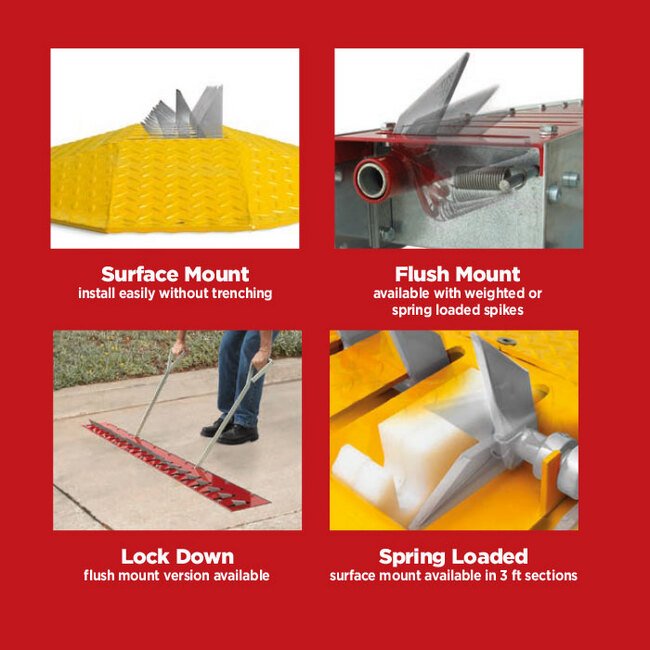 Surface & Flush Mount Traffic Control Spike System - Image 4