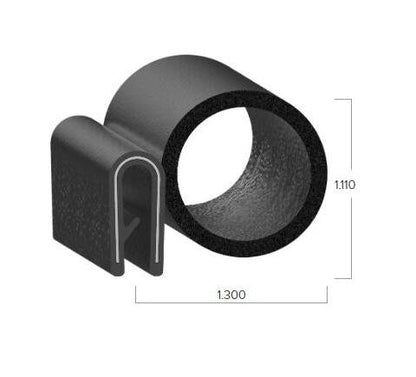 Uni-Grip 1.3" Width x 1.11" Height Trim Seal - Image 2