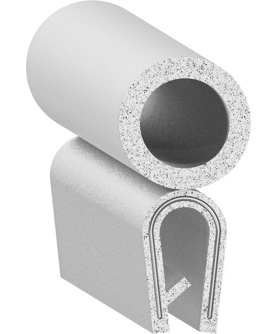 Uni-Grip PVC Trim Seal, 0.500'' x 1.040'' - Image 1
