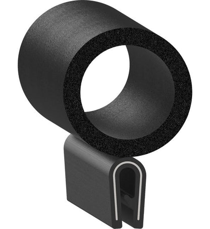 Uni-Grip 0.550"x1.000" PVC Rubber Trim Seal - Image 1