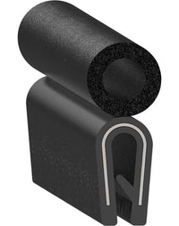 Uni-Grip 0.375" x 0.925" Trim Seal with Sponge Rubber Bulb