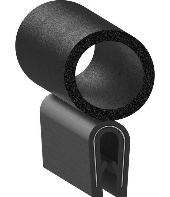 Uni-Grip PVC Rubber Trim Seal - 0.650" x 1.180" - Image 1