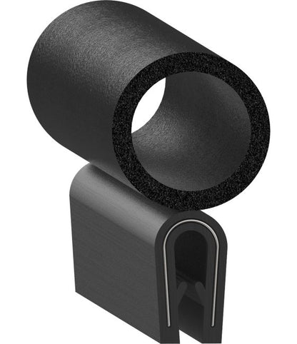 Uni-Grip PVC Rubber Trim Seal - 0.650" x 1.180" - Image 1