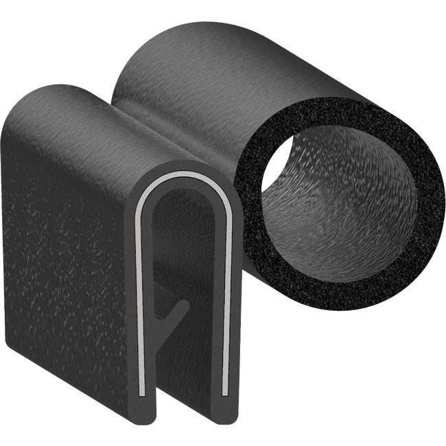 Uni-Grip PVC Trim Seal Bulb | 0.915x0.925 in - Image 1