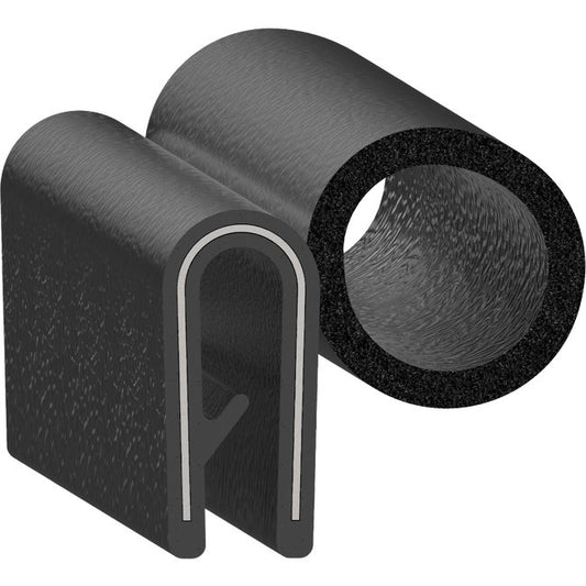 Uni-Grip PVC Trim Seal Bulb | 0.915x0.925 in - Image 1