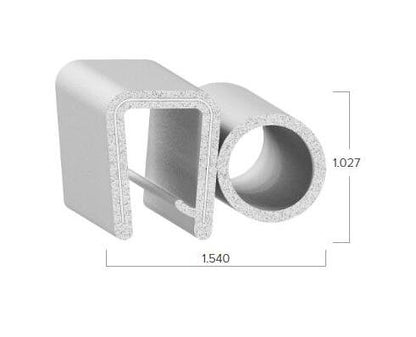 Uni-Grip 1.540"x1.027" PVC Rubber Trim Seal - Image 2