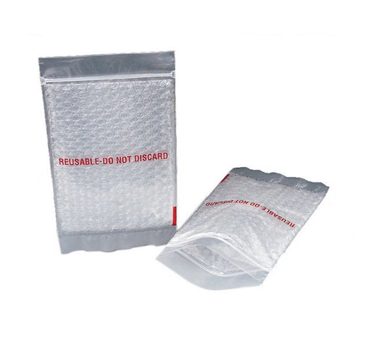 6 Inch Triple Layer Bubble Zipper Bag - Image 1