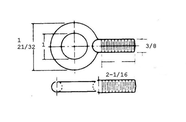 Heat Treated Drop-Forged Eye Bolts - Style 566 Standard Plain Pattern - Image 2