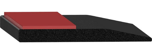 Uni-Grip 2.500" x 0.200" Truck Cap Rubber Flap Seal - Image 1
