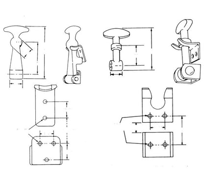 Heavy-Duty Rubber Hold Down with Zinc or Stainless Brackets - Image 2