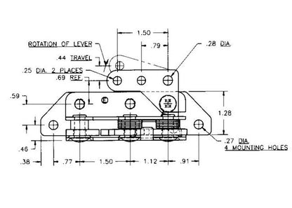 Heavy-Duty Rotary Latch - Right Hand - Image 3