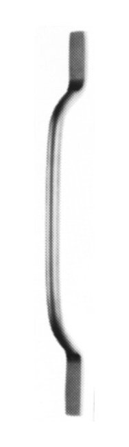 Heavy Duty Steel Grab Handle - Plain Finish, 1/2 Inch Diameter - Image 1