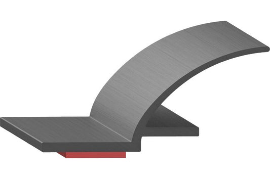 Uni-Grip 1.900" Width 0.875" Height Truck Cap Rubber Flap Seal - Image 1