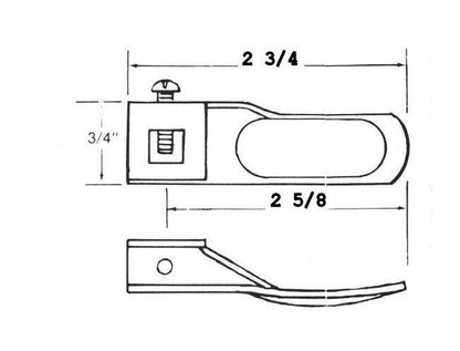 Heavy-Duty Steel Cam with Mounting Screw - Image 2