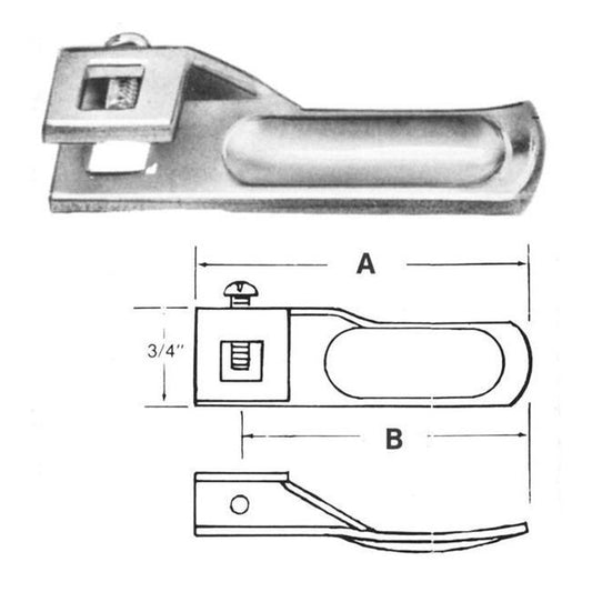 Heavy-Duty Steel Cam with Mounting Screw - Image 1