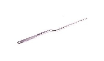 Zinc-Plated 3/8" Diameter Offset Rod with Round Hole, 48" Length - Image 1