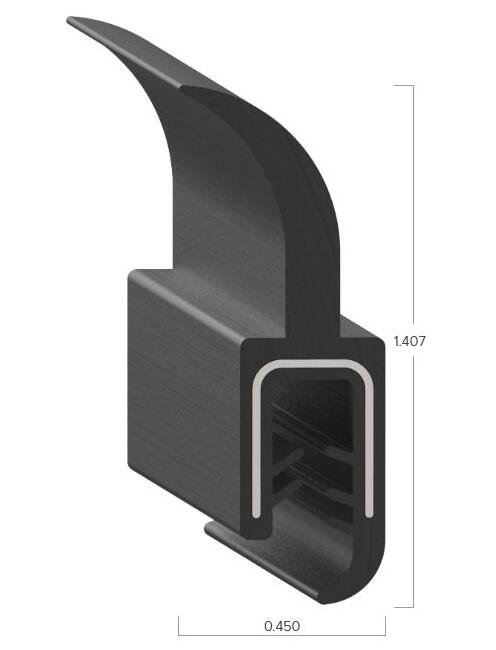 Uni-Grip 0.450" x 1.407" Truck Cap & Rubber Flap Seal - Image 2