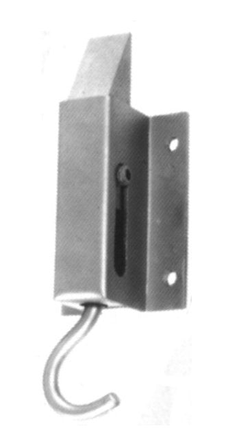 Offset Long Latch Bolt - 30° Taper, 1-1/4" Travel, Zinc Plated - Image 1