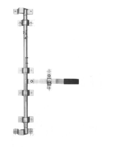 Universal Cam Type Zinc Door Lock for Multipoint Lock Systems - Image 1